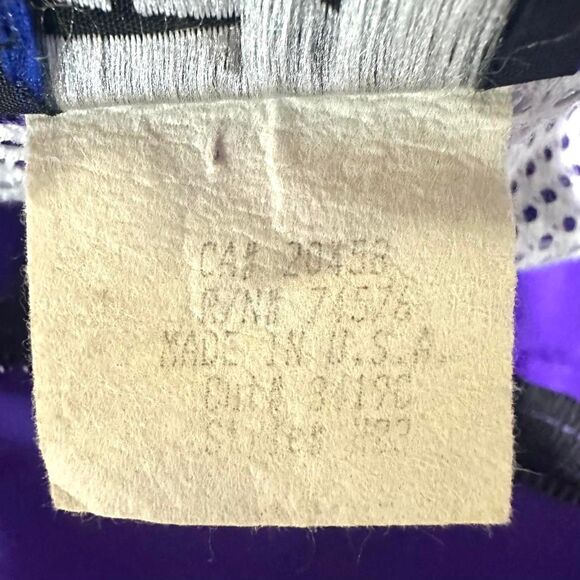 TINLEY Vintage 80s/90s Purple Tiger Stripe Nylon Zip Up Windbreaker Mens L Retro - Picture 8 of 8